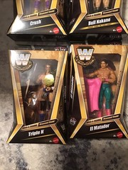 Wwe Mattel Legends 31 Series Lot Of 4 Matador, Triple H, Nakano,Crush BAF Studd