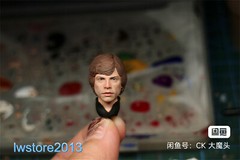 1:6 1:12 1:18 Luke Mark Hamill Head Sculpt For 12″ 6″ Male Action Figure Body