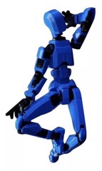 DUMMY 13, ACTION FIGURE – Articulated Toy Robot, 3D Printed Jointed Movable kit