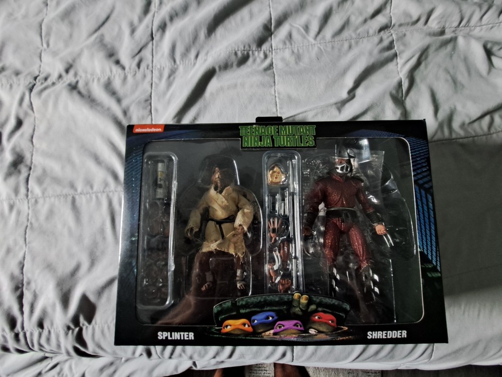 NECA TMNT 1990 Movie Splinter & Shredder 7″ Action Figure 2-Pack – New In Box