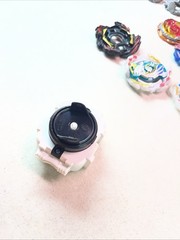 Lot of 20 Beyblade Tops Hasbro Collection Plus Rip Cords And Launchers