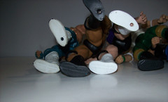 Lot of Vintage 1990s Jakks Pacific Wrestling Action Figures WWF