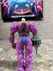Vintage 1986 Hasbro Inhumanoids Auger w/ Drill Action Figure. No Helmet