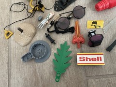 Vintage Action Figures Accessories Lot Weapons Missiles 90s 80s