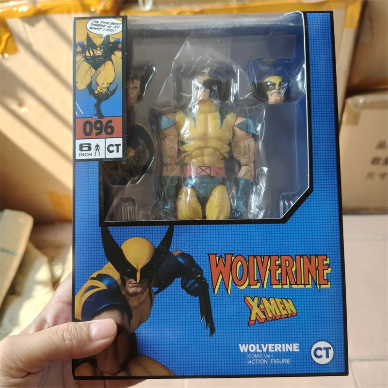 CT Toys Wolverine X‑Men Comic Ver. 6” Action Figure #096 With Box & Accessories