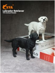 JJM Standing Labrador Retriever Dog Figure Model Xmas Gift Souvenirs Toy