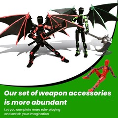 (Assembly Completed) T13 Action Figure Set,Dummy 13,Articulated Robot with De…