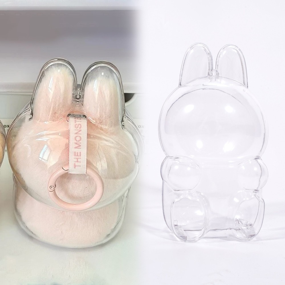 The Monsters Plush Clear Protective Case/Cover For Pop Mart Labubu（Without doll)