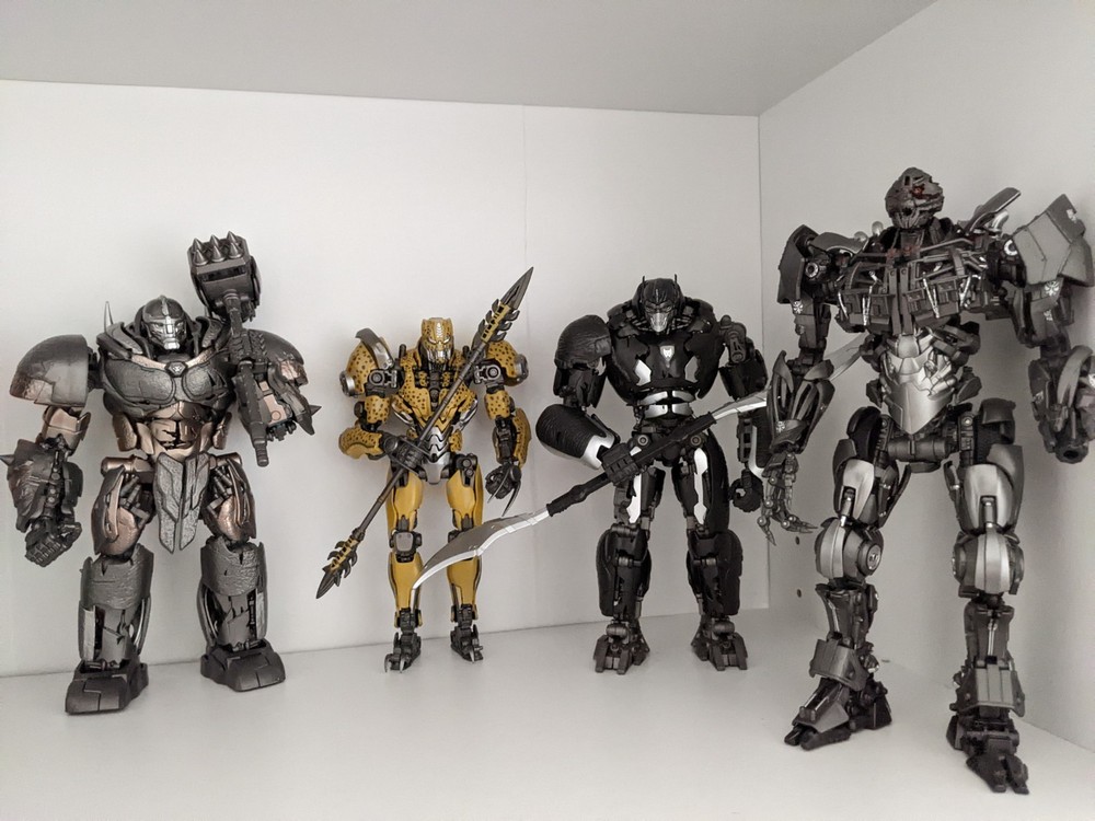 Yolopark AMK Transformers Rise of the Beasts Lot Primal Cheetor Rhinox Scourge