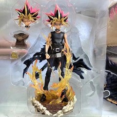 Yu-Gi-Oh Atem Yami Yugi Muto Dark Magician 28cm Figure Statue With Box