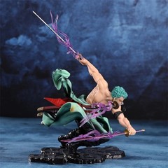 10CM Figure Toys Anime GK Roronoa Zoro Three-blade Sa-maximum PVC Action Collect
