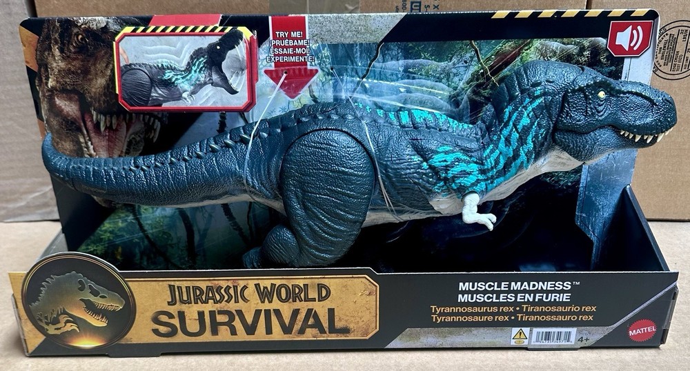 Jurassic World Survival Muscle Madness TYRANNOSAURUS REX Dinosaur Action Figure