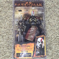 NECA God of War 2 Kratos Action Figure Open mouth Ares Armor New Sealed *Read*