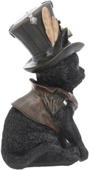 Nemesis Now Cogsmiths Cat 18.5cm Figurine Black, Resin