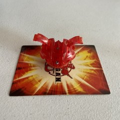 Bakugan Robotallion 400G Red Pyrus Translucent B1 Classic Battle Brawlers