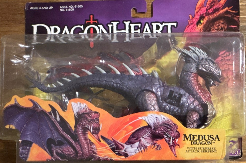 Hasbro Dragonheart Medusa Dragon Action Figure w/ Surprise Attack Serpent Movie