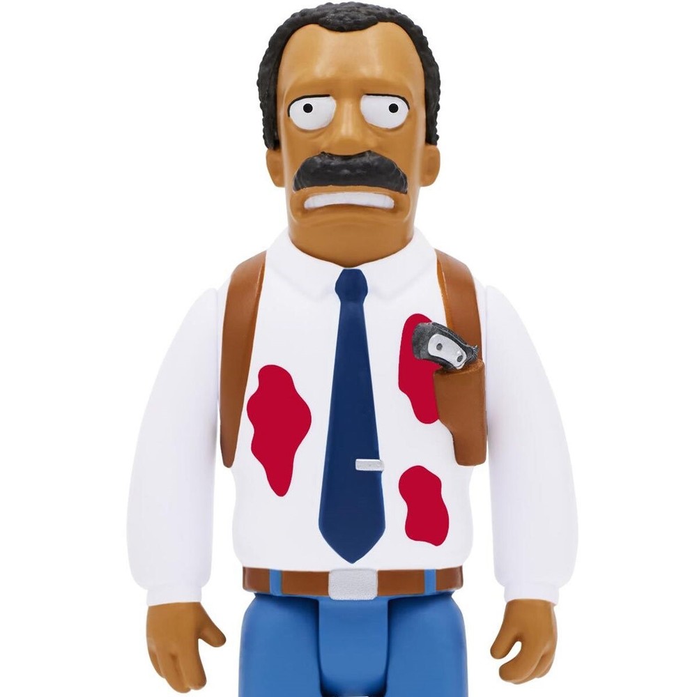 Super7 • The Simpsons • McBain Scoey • 3 ¾ in ReAction Figure • Ships Free