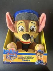 Chase Paw Patrol The Movie Play & Say Interactive Hand Puppet W/ Sound