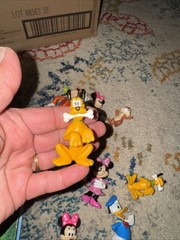 9 Disney Mickey Mouse PVC Figure Mickey Donald Minnie Goofy Pluto Chipmunk