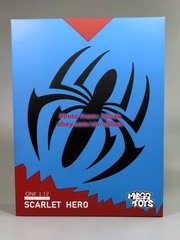 Mess Toys Spider-Man Scarlet Hero Blue Cloth Battle Suit Action Figure US STOCK