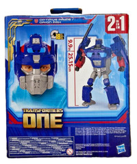 Transformers One 2 in 1 Optimus Prime Orion Pax Transformable 2 in 1 9.9” NEW
