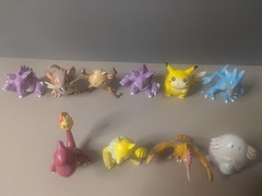 Lot Of 10 Vintage Tomy Pokemon Figures China 1.5″