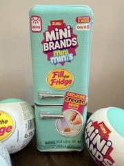 Zuru Mini Brands Fill The Fridge Lot – Target Exclusive Fridge With 3 Capsules