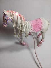 1991 Lewis Galoob Toys Starlight Walking Nod White Horse Working with Remote Box