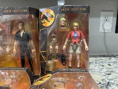 Jurassic Park Amber Collection Figure Lot – Muldoon, Sattler, Arnold, Hammond +