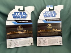 Star Wars Black Series 50th The Clone Wars Anakin Skywalker & Obi-Wan Kenobi Lot