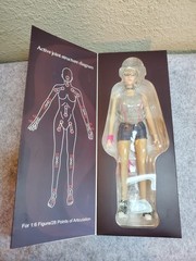 JIAOU DOLL 1:6 Suntan Skin Figure Body Large Bust 12″ Female Toys with clothing