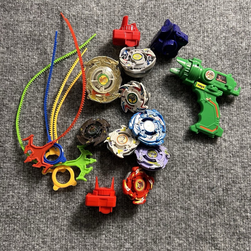 Beyblade Lot Rare Ones Inside Gold Red White Blue