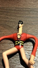 Action Figure Plastic Character Toy Loose Red Beige Black Yellow