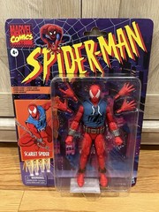 SCARLET SPIDER Hasbro 2024 Marvel Legends Spider-Man Retro Card 6″ Figure MOC