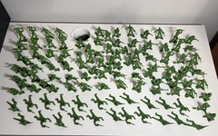 Disney Pixar Toy Story Bucket Of Soldiers Green Army Lot Of 115 Thinkway Toys