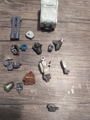 Bandai Gundam Mobile Suit Battle 2002 Accessories Lot