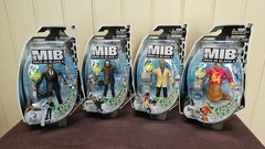 Jakks MIB3 Men In Black 4” Figures; Agent J, Boris, Stalk Eyes, Mr. Wu Sealed Pk