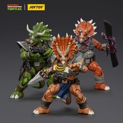 JOYTOY TMNT 1/18 action figure Captain Zora Adjutant Zork Triceraton Infantryman
