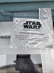 STAR WARS JYN ERSO DIRECTOR KRENNIC /1000 DISNEY STORE EXCLUSIVE 12″ D23 EXPO