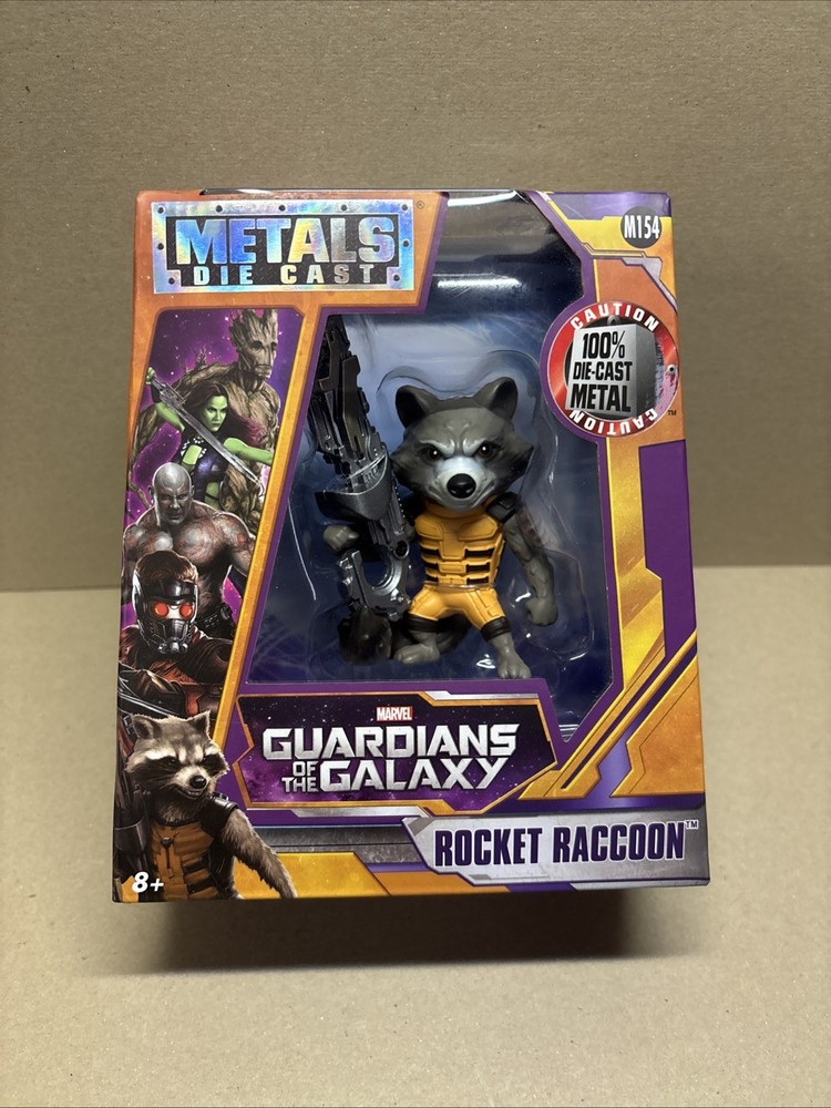 Marvel Guardians of the Galaxy Rocket Raccoon M154 4″ Jada Toys Metals Die Cast