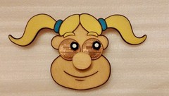 Pee-Wee’s Playhouse PENNY magnet, handmade, Retro Cool!