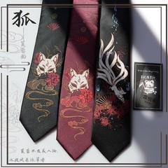 Anime Tie Cosplay Costume Accessories Fox Neck Adult unisex Clothing Men Women