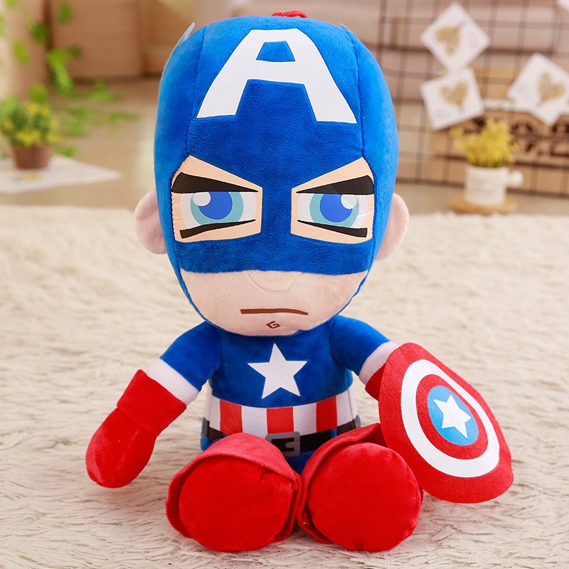 Cartoon Figure Spider-Man Stuffed Toy Plush Doll Red PP Cotton Large-sized Gift