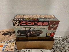 65 Corvair Corsa Sport Coupe 1965 1/25 Model Kit AMT Vintage MIB NEW Unbuilt
