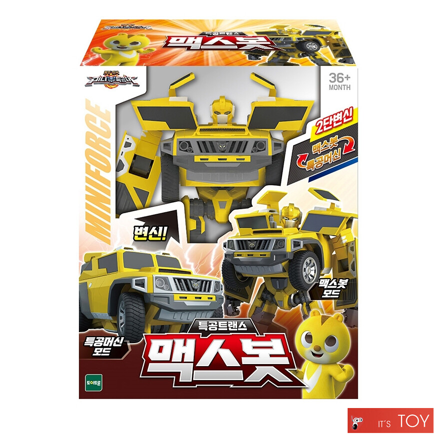 Miniforce Ranger TRANS MAXBOT Max Bot Yellow Transforming Robot SUV Car 2021