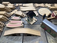 Thomas & Friends Wooden Railway Track, Draw Bridge, Sodor Wood & More – BIG LOT