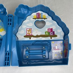 VTG Care Bears Care A Lot Bedtime Bear House Playset 2002 W/ Accessories READ