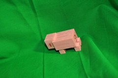 Minecraft Pig Figure Toy- 2.25 In, 2 In Moveable Legs good condition