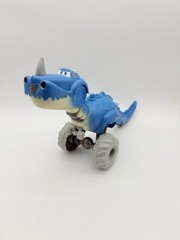 Disney Cars On the Road Roll and Chomp Dino T-Rex Dinosaur Eats Cars Figure WORK