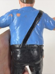 WWF LJN Superstars 1989 Big Bossman Black Card Wrestling Action Figure WWE